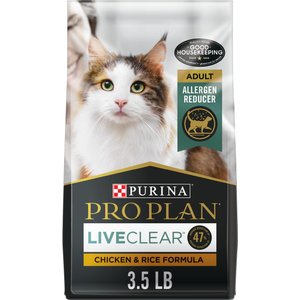 طعام قطط جاف Purina Pro Plan LiveClear Probiotic Chicken & Rice Formula