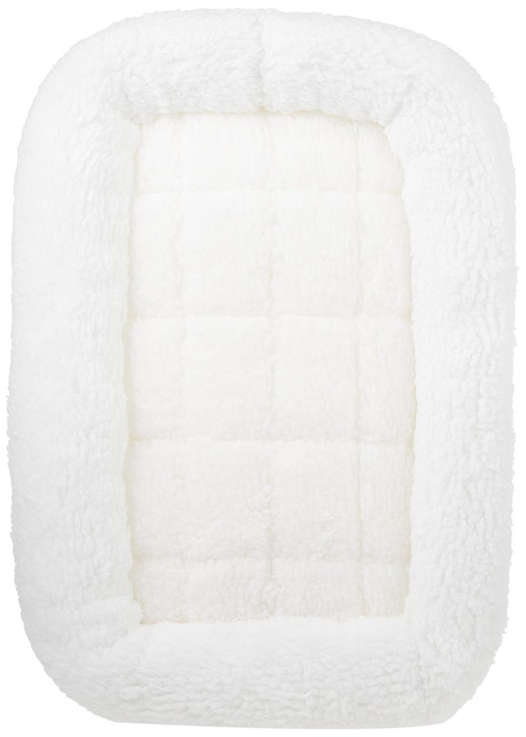 سرير للحيوانات الاليفة لحمل الكلاب والقطط الصغيرة من ميدويست هومز فور بيتس | يناسب حاملات الحيوانات الاليفة البلاستيكية مقاس 45.5 سم (19)