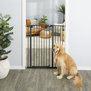 Frisco Steel Extra Tall Auto-Close Dog Gate, 40-in