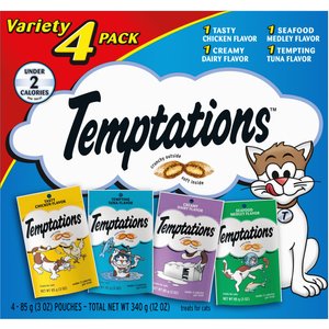 كيف تلعب مع قطتك 7 حزمة متنوعة من مكافآت تيمبتيشنز المفضلة للقطط