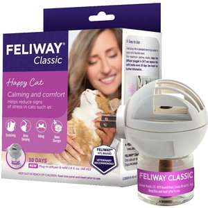 Feliway Classic 30 Day Starter Kit Calming Diffuser for Cats