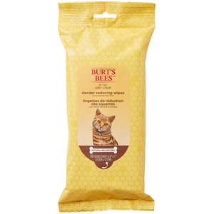 مناديل برتس بيز للحد من الشعر مع دقيق الشوفان وكولوديل لقطط