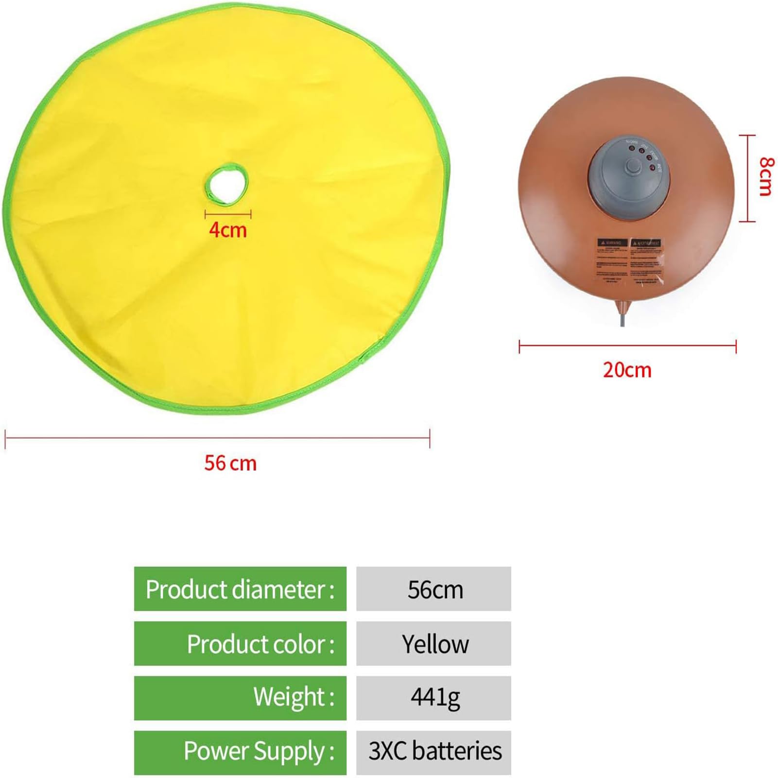 ألعاب قطط اوتوماتيكية للقطط، لعبة عصا القطط تفاعلية إلكترونية مخفية الحركة، عصا مطاردة للقطط الصغيرة بغطاء متحرك، بطيئة الحركة من اندجوجو