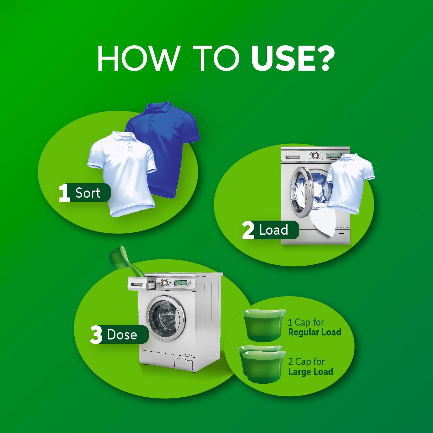 جل سائل غسيل الملابس الأوتوماتيكية من أريال، رائحة أصلية، غسيل نظيف خالٍ من البقع، 4 لتر قد يختلف تصميم العبوة