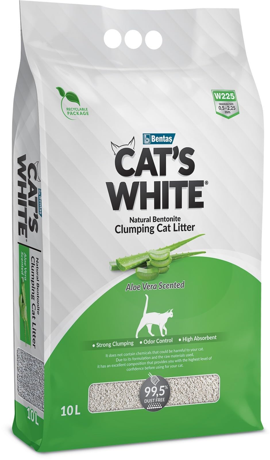 رمل فضلات القطط برائحة الصبار من كاتس وايت، 5 ل