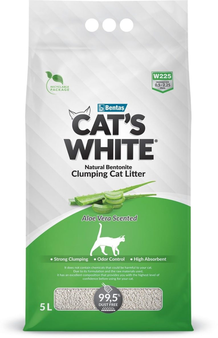 رمل فضلات القطط برائحة الصبار من كاتس وايت، 5 ل