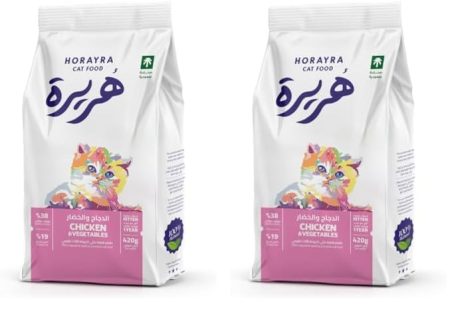 طعام جاف للقطط الصغيرة من هورايرا - 420 جم (عبوة من 2 قطعة)