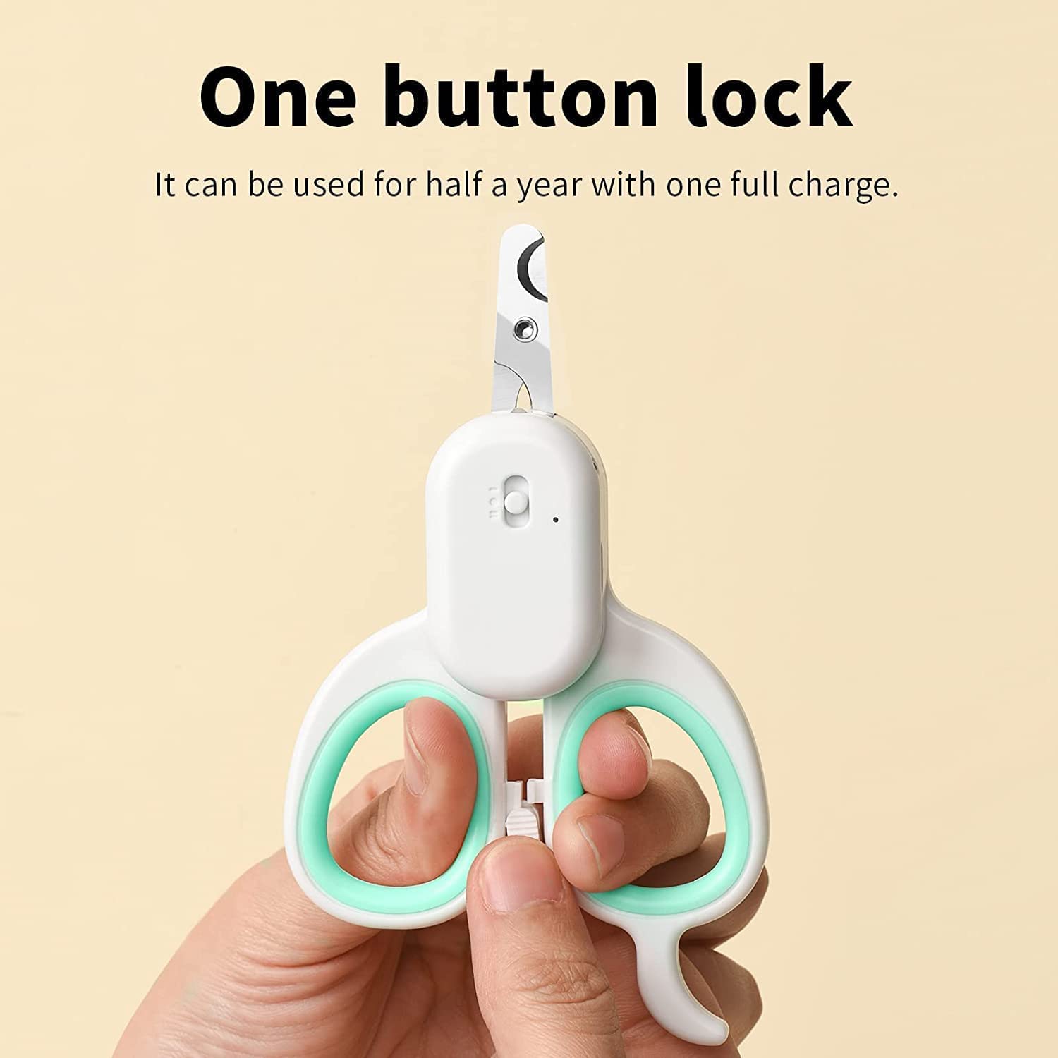 قصافة اظافر الحيوانات الاليفة مع ضوء LED واشعة فوق البنفسجية فائقة السطوع عند خط الدم لتجنب القص الزائد، بشفرة حادة بزاوية، تناسب الكلاب، القطط، الارانب والحيوانات الصغيرة، ستانلس ستيل، أرجواني