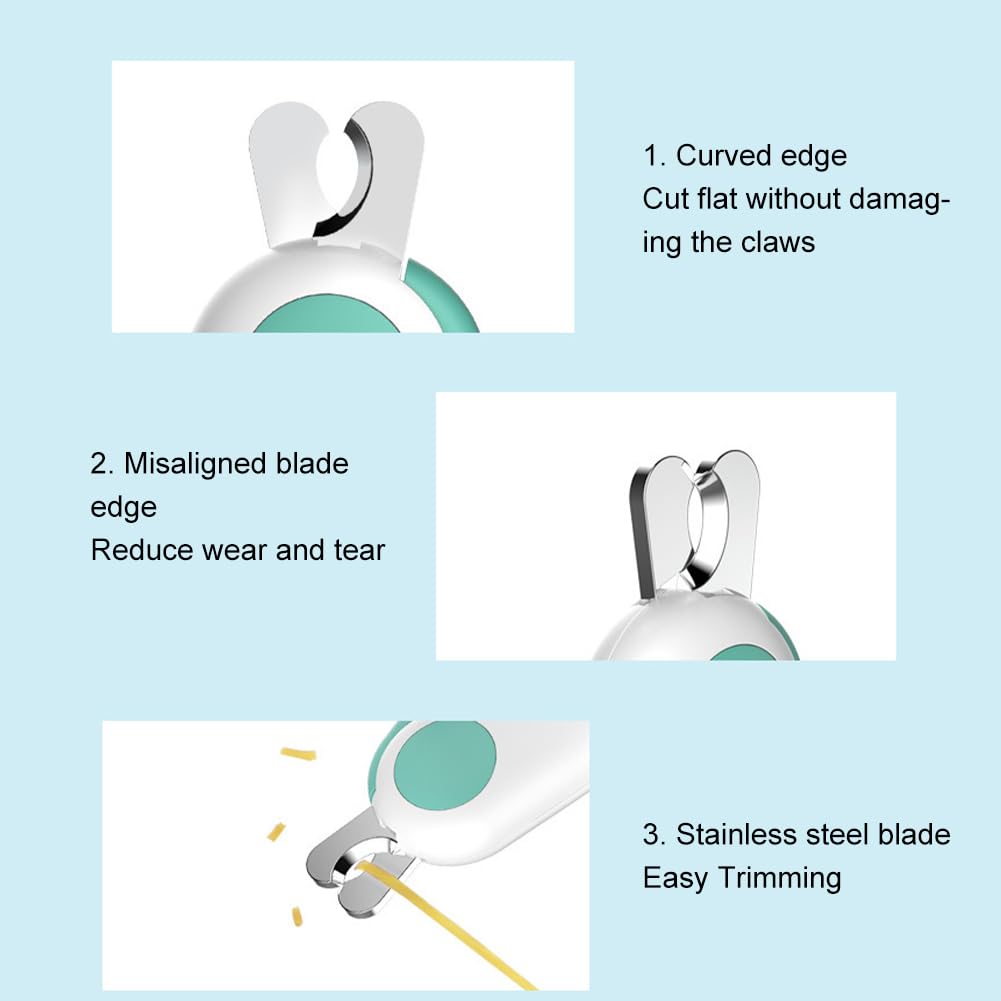 قصافة اظافر مع ضوء LED للكلاب والقطط، قصافة اظافر القطط مع ضوء LED، قصافة اظافر للقطط، مقص اظافر للقطط مع ضوء، قصافة اظافر القطط