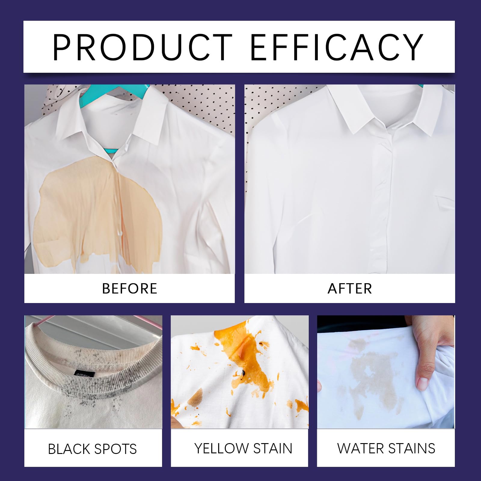 كاستويف مزيل بقع الغسيل، مزيل بقع الملابس بالانزيم النشط، مزيل بقع زيت الملابس، مزيل البقع الانزيمية، منظف البقع العنيدة (120 مل)