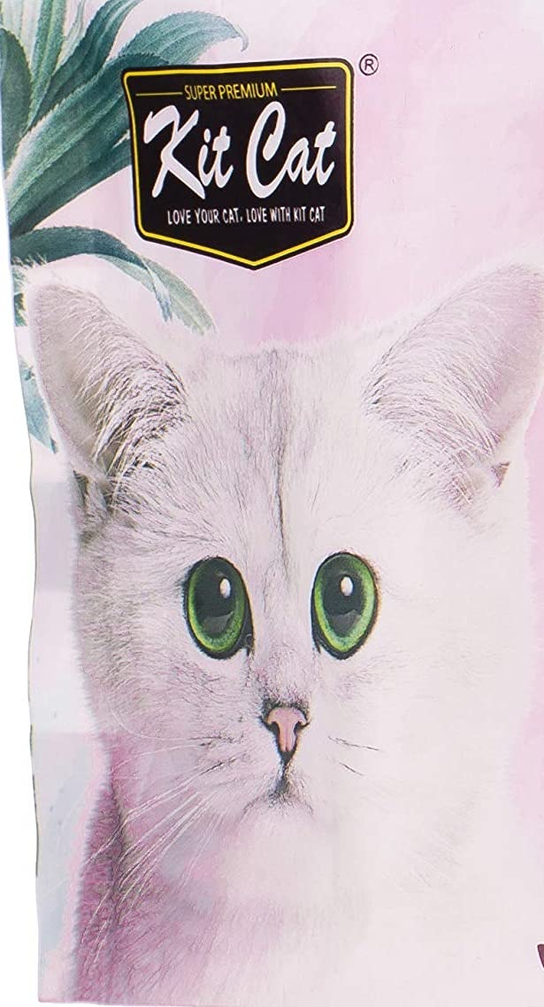 مناديل مبللة للقطط 5 في 1 بجوز الهند من كيت كات زهري فاتح كت