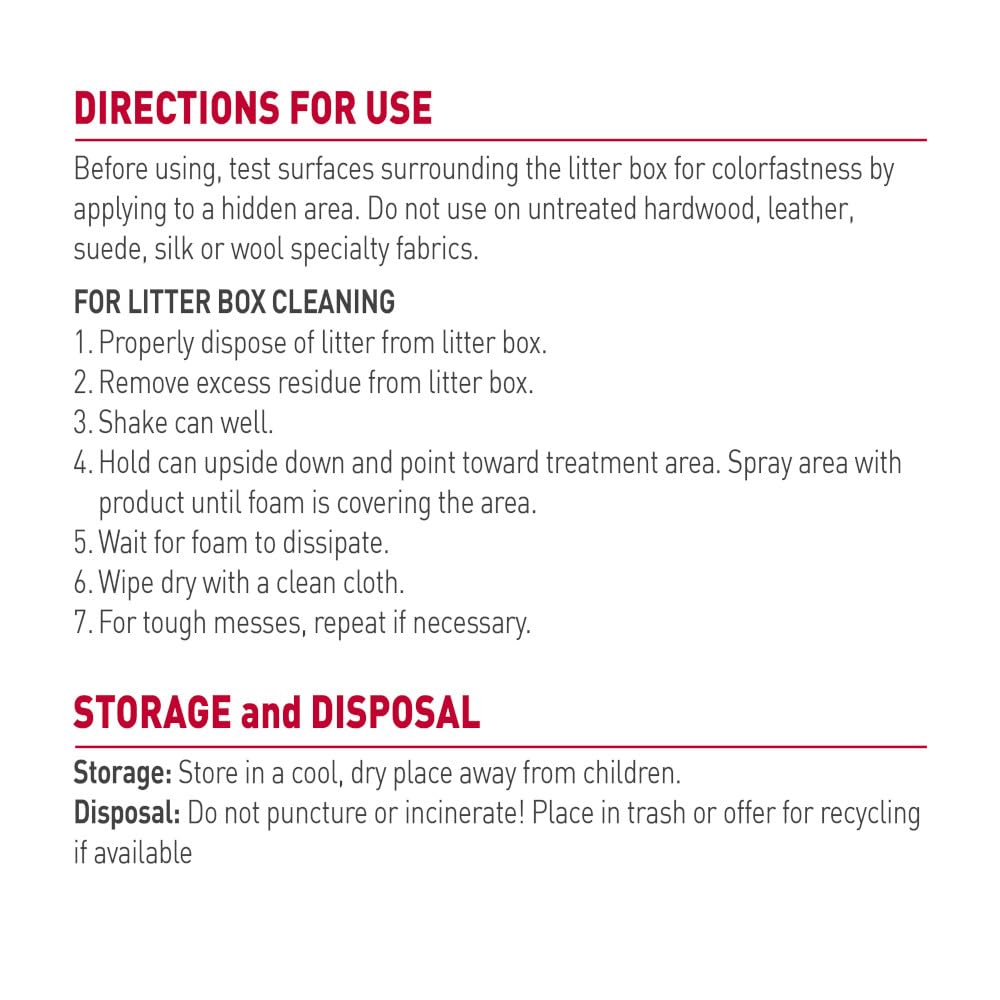 نيتشرز ميراكل منظف صندوق الفضلات الرغوي، قوي على روائح بول القطط، تركيبة انزيمية، 17.5 اونصة