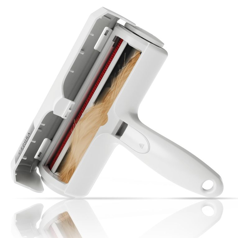 أداة لإزالة الشعر القابلة لإعادة الاستخدام، بكرة شعر الحيوانات الأليفة للقطط والأرائك والأثاث والسجاد والفراش، بكرات تنظيف محمولة ومزيل مناسب لفرو الكلاب، من اوردورا