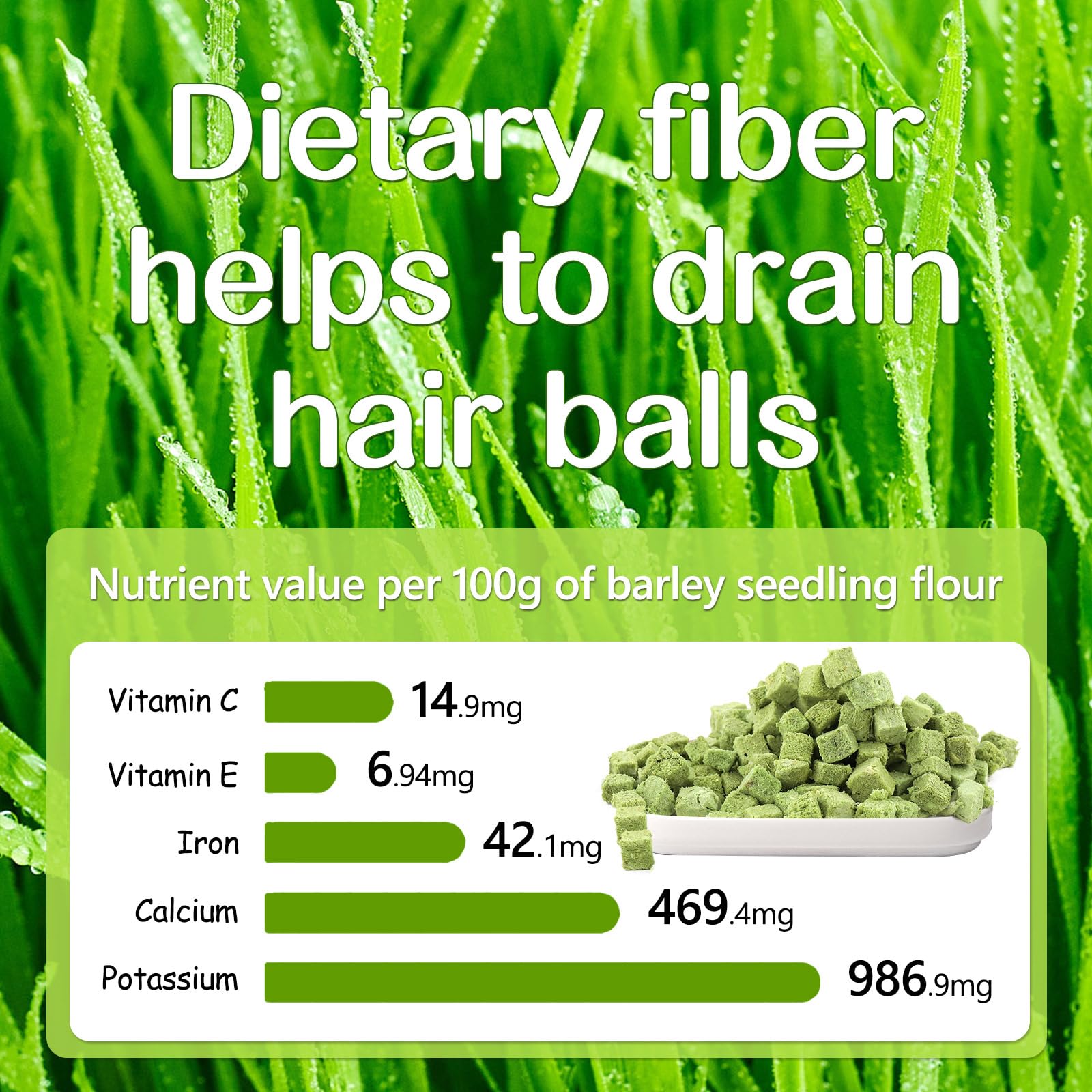 ألعاب عشبية للقطط من النعناع البري، مجففة بشكل طبيعي للقطط، ألعاب مضغ للقطط صالحة للأكل لتنظيف الأسنان وإزالة الشعر، 60 جرام