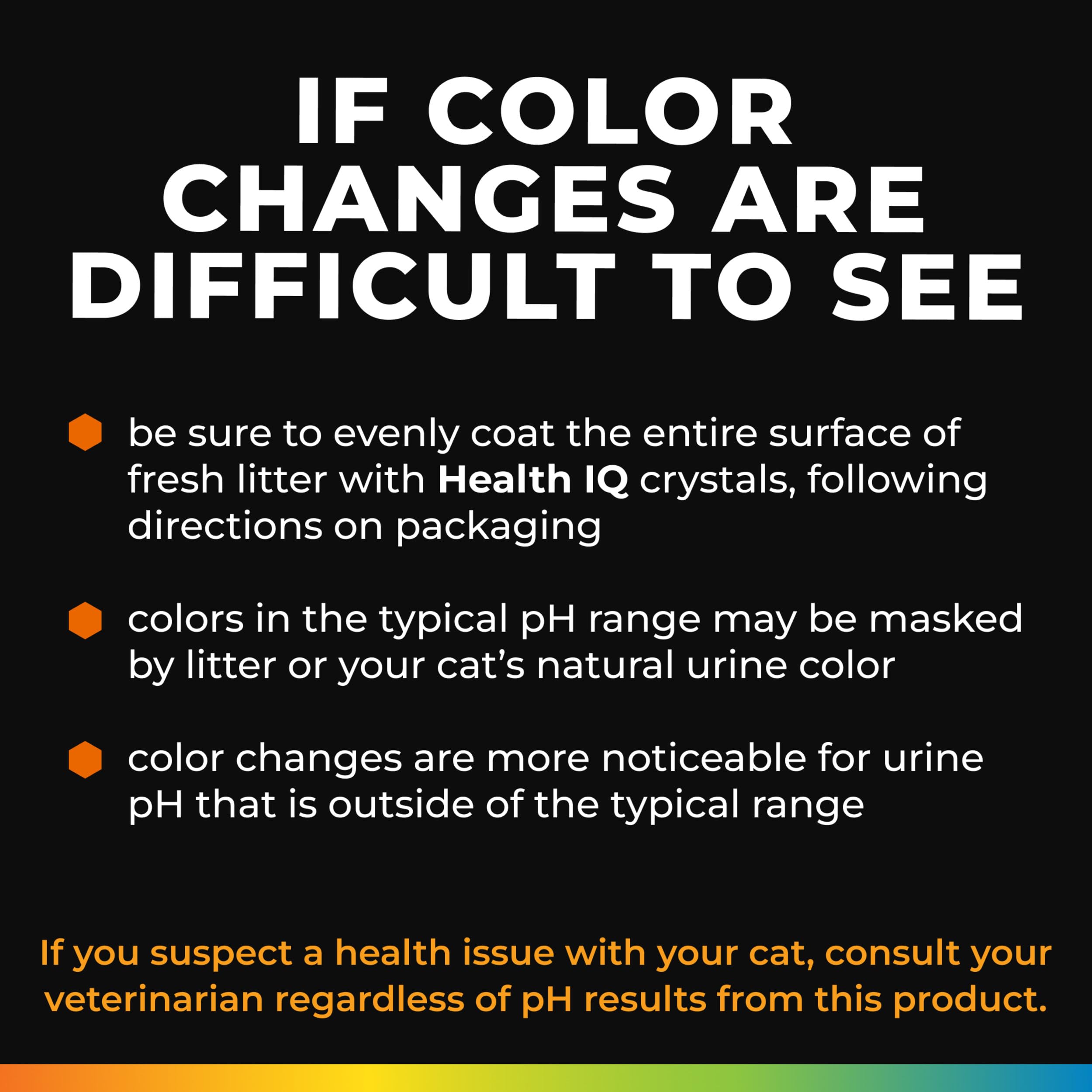 ارم اند هامر مادة مضافة لفضلات القطط من هيلث اي كيو، بلورات متغيرة الالوان لمراقبة الصحة، تعمل مع الفضلات الموجودة، 10 اونصة