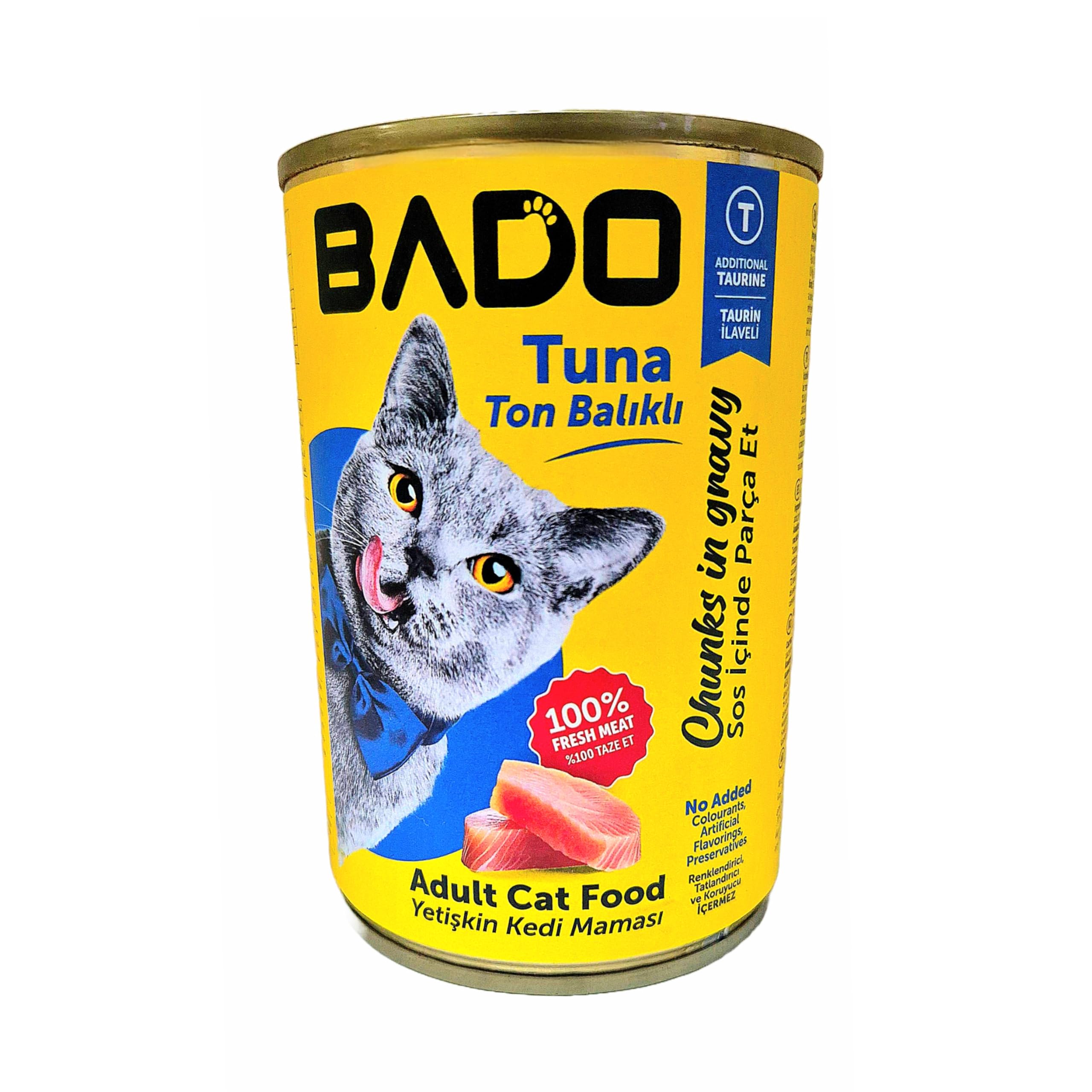 اكل قطط بادو تونة معلب للقطط البالغة 400 جم