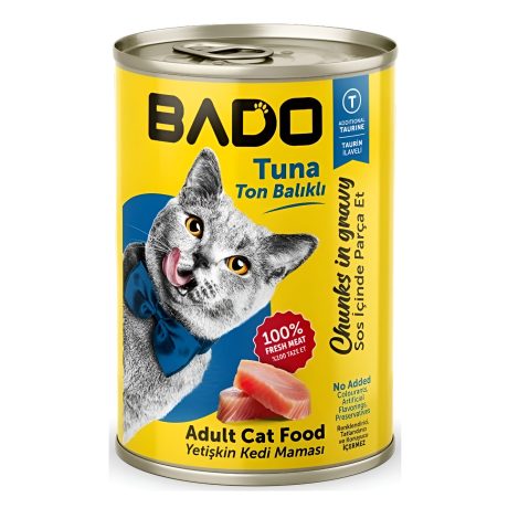 اكل قطط بادو تونة معلب للقطط البالغة 400 جم