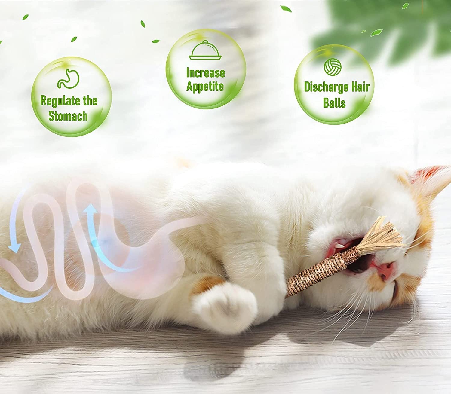 العاب مضغ للقطط من ساوانورك، 3 قطع، عصي مضغ للقطط الصغيرة للمضغ العدواني، لعبة عصا مضغ سيلفرفاين، العاب النعناع البري كبيرة الحجم