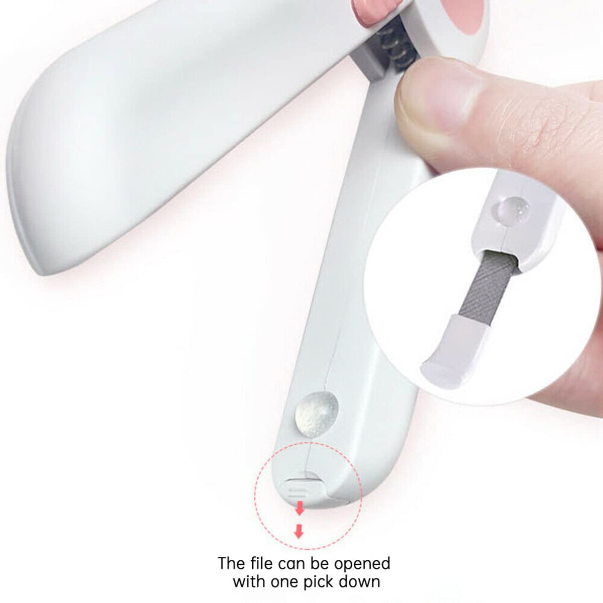 انتول قصافة اظافر الحيوانات الاليفة، قصافة اظافر احترافية للكلاب والقطط والحيوانات الاليفة مع ضوء LED لتجنب القطع الزائد