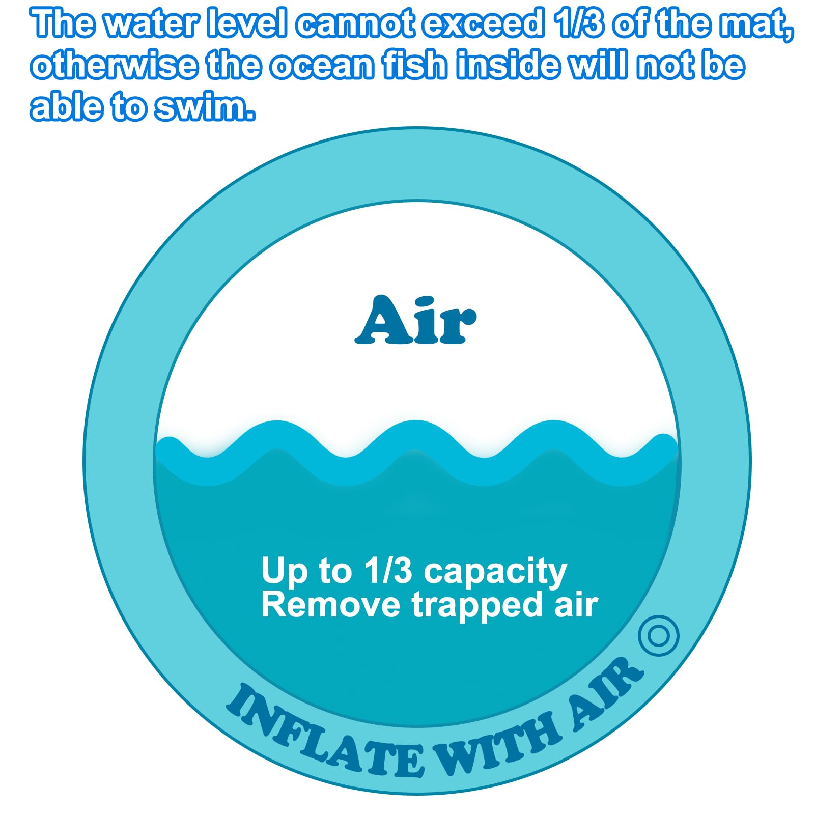 بالكسكاي بساط سبلاش ماء للقطط غير قابل للكسر وسميك مطور للقطط الداخلية، لعبة تفاعلية ذاتية اللعب
