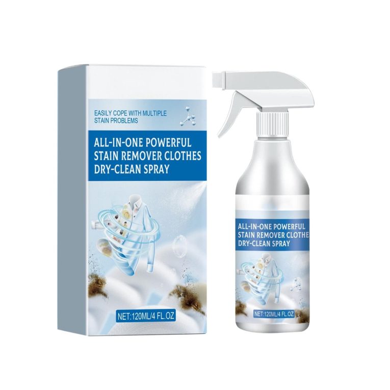 بخاخ مزيل البقع من ازوني، قوي لازالة والتنظيف الجاف، الطبيعي للملابس والسجاد ومقاعد السيارة والارائك لجميع انواع الاقمشة، اختيار اكثر امانا وكالة حماية البيئة (120 مل)
