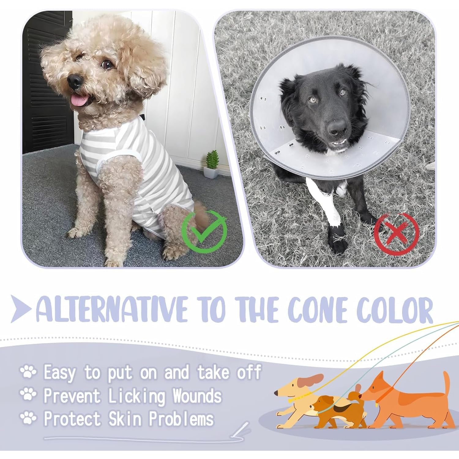 بدلة التعافي من جراحة القطط من ابوتو، بدلة تعافي ناعمة رمادية للقطط بعد الجراحة، قطعة واحدة مضادة للعق للرجال والنساء، مقاس M جيد التهوية للحيوانات الاليفة من 3 الى 6 كجم، بديل للطوق الإلكتروني