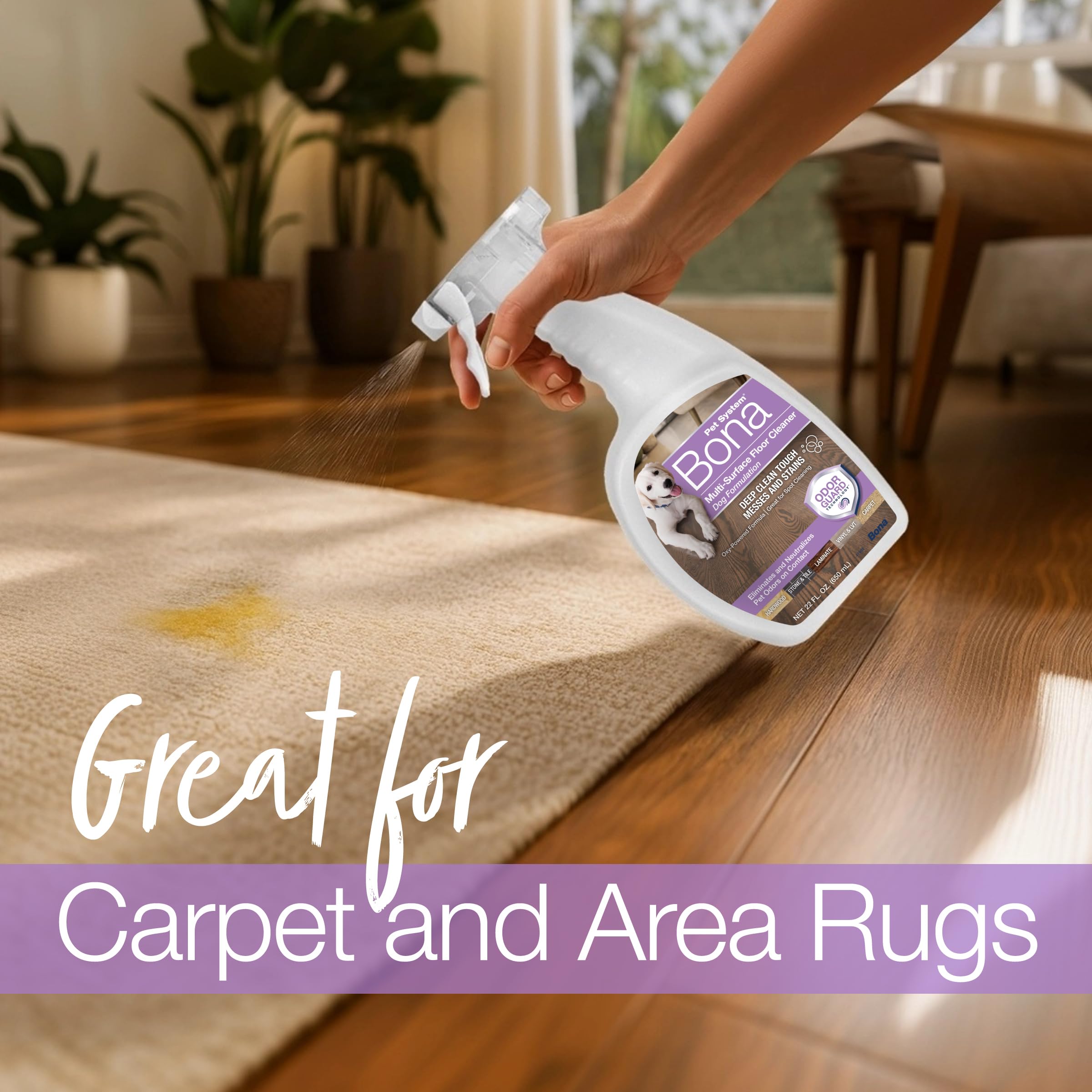 بونا بخاخ منظف الارضيات متعدد الاسطح من بت سيستم، تركيبة للكلاب، 32 اونصة سائلة