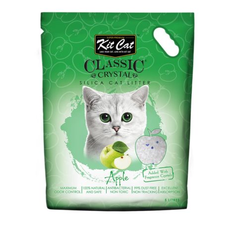 تراب فضلات القطط كريستال سيليكا لافندر من كيت كات، 5 لتر، ارجواني