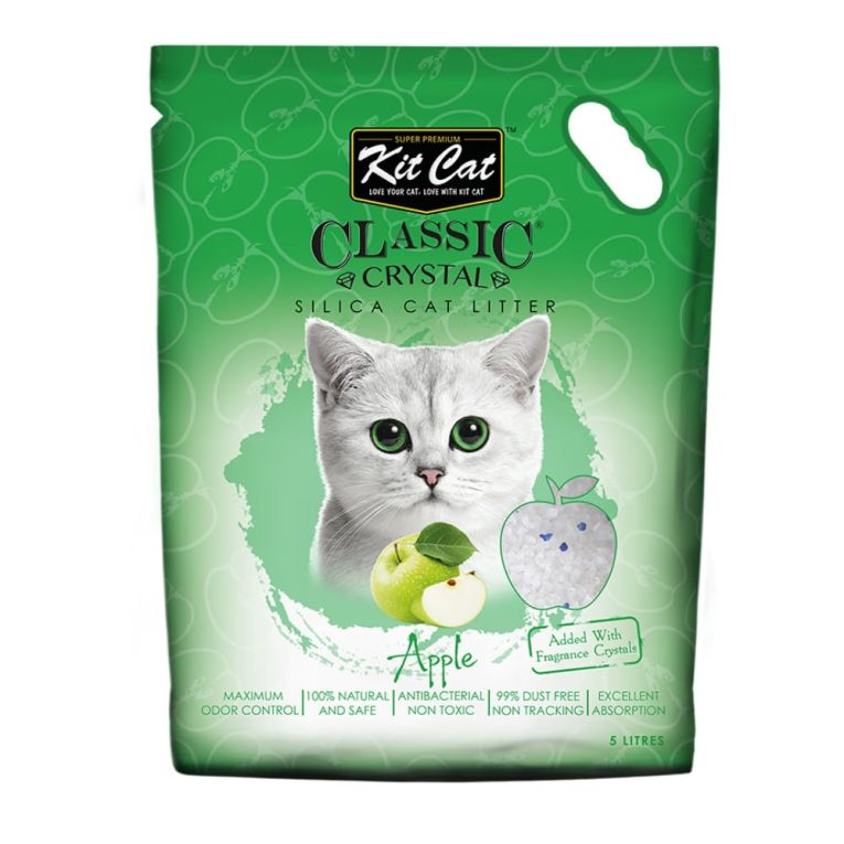 تراب فضلات القطط كريستال سيليكا لافندر من كيت كات، 5 لتر، ارجواني
