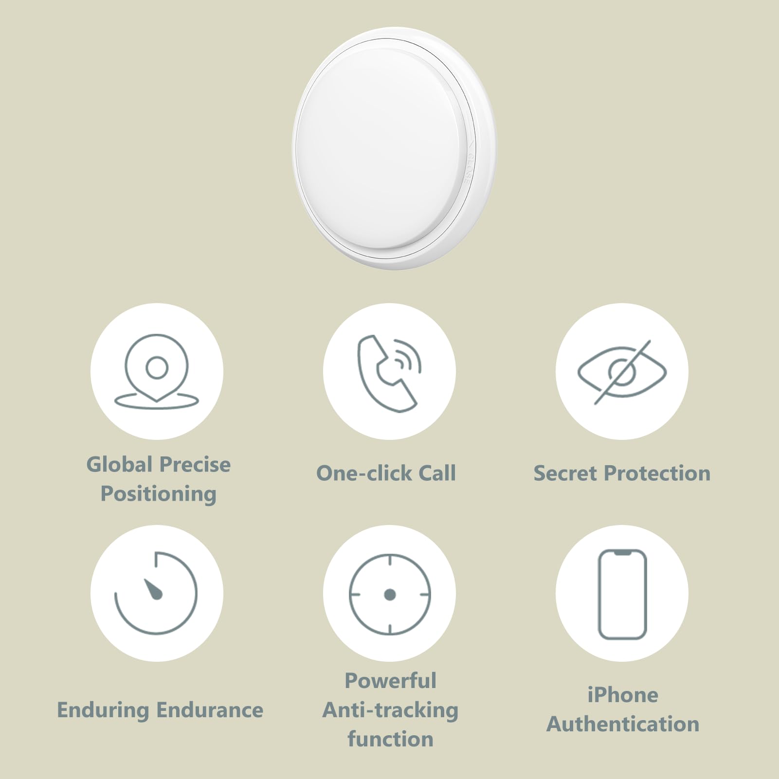 جهاز تتبع القطط على شكل جرس من السيليكون من جاسول مينرال للحيوانات الاليفة فقط بنظام iOS، طوق تتبع الموقع لنظام iOS يعمل في جميع أنحاء العالم مع اي طوق، بدون رسوم اخرى، بطاقة هوثر
