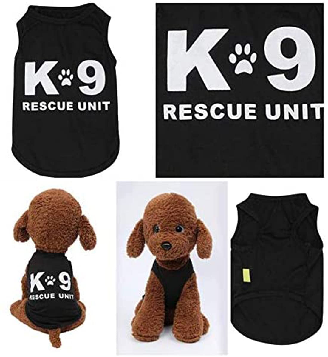 ديلفينو ملابس شتوية للكلاب والقطط والحيوانات الاليفة من 4 قطع، قميص صيفي للكلاب الصغيرة والاولاد، ملابس شيهواهوا يوركيز، ملابس حيوانات اليفة، ملابس للقطط بلون اسود، سترة امان مضحكة، هدية