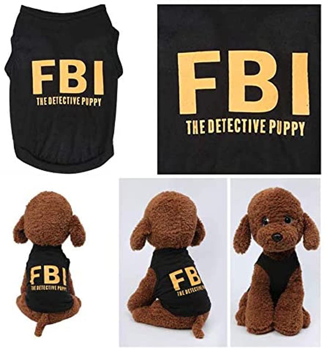 ديلفينو ملابس شتوية للكلاب والقطط والحيوانات الاليفة من 4 قطع، قميص صيفي للكلاب الصغيرة والاولاد، ملابس شيهواهوا يوركيز، ملابس حيوانات اليفة، ملابس للقطط بلون اسود، سترة امان مضحكة، هدية