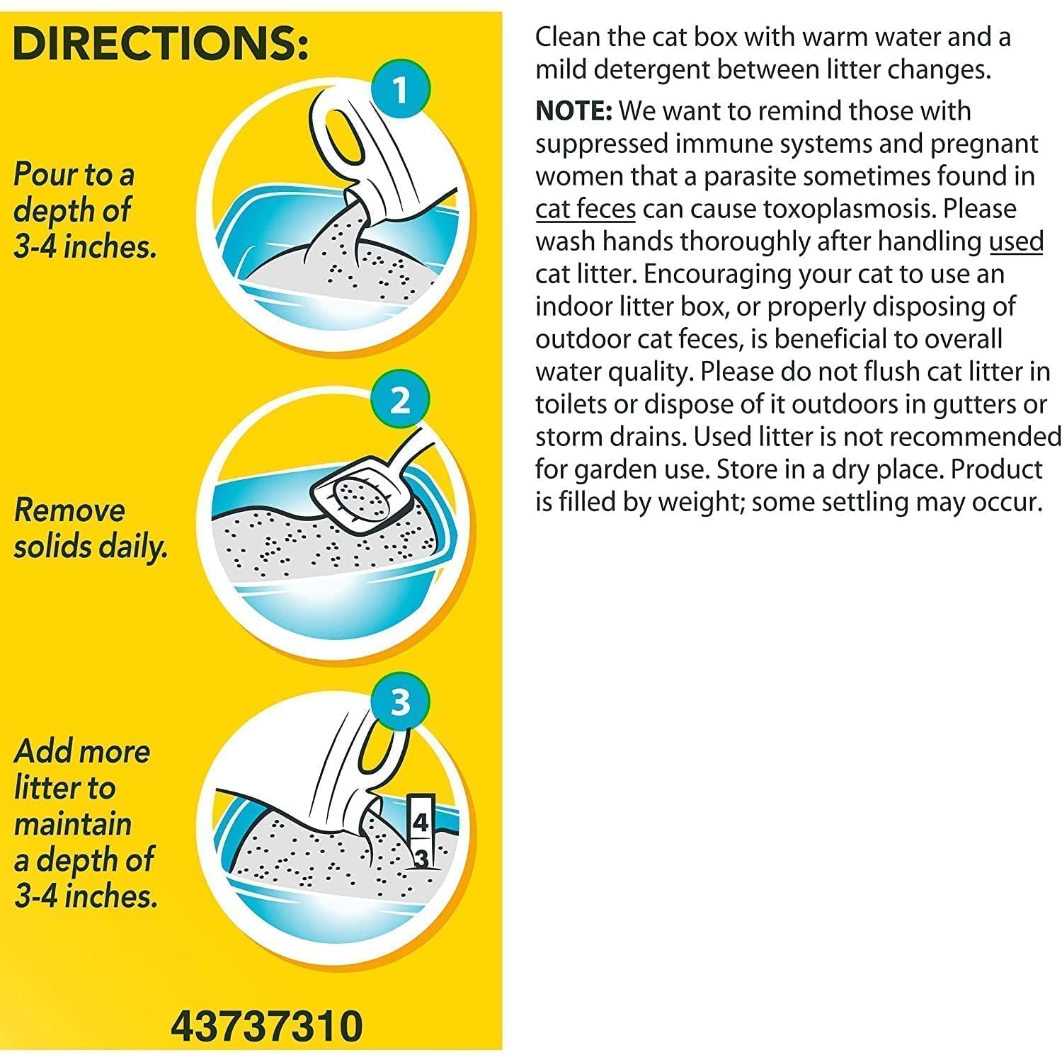رمل القطط المتكتلة من بورينا تيدي كاتس ، رمل متعدد القطط يعمل بشكل فوري - 14 رطلاً