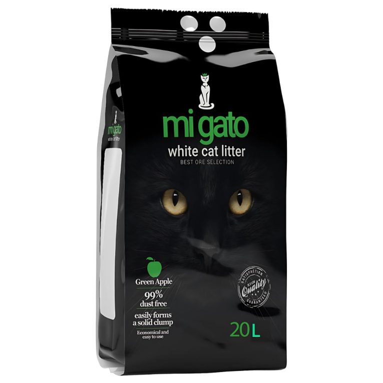 رمل فضلات القطط برائحة التفاح الأخضر من مي جاتو، 20 لتر