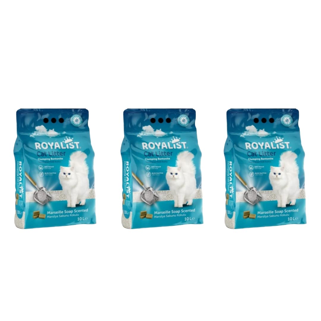 رمل فضلات القطط برائحة ليتر بيبي من روياليست، سعة 10 لتر