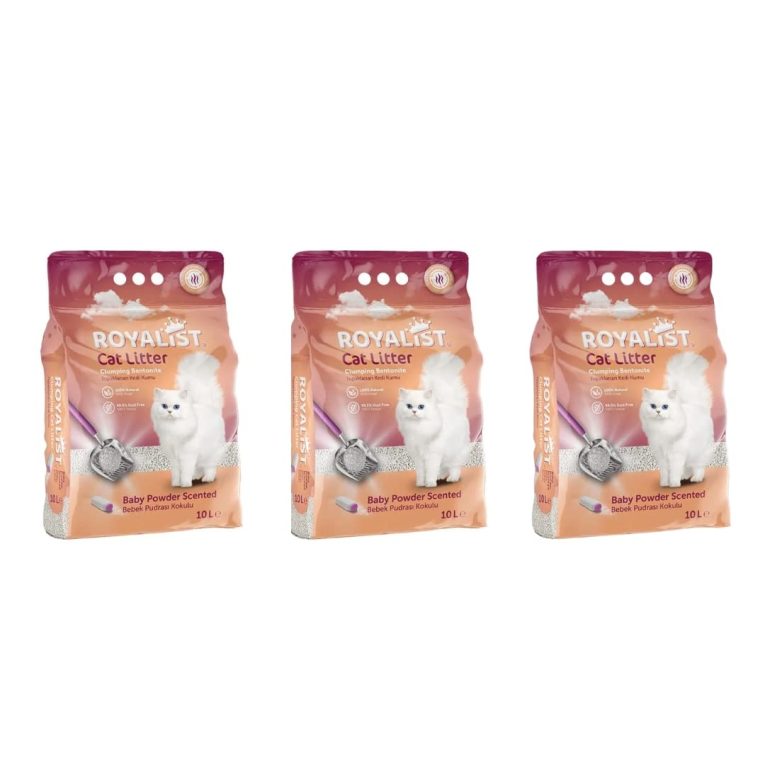 رمل فضلات القطط برائحة ليتر بيبي من روياليست، سعة 10 لتر