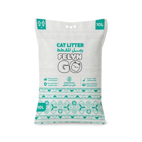 رمل فضلات القطط جو بدون رائحة من فيلين، 10 لتر، كل مراحل الحياة