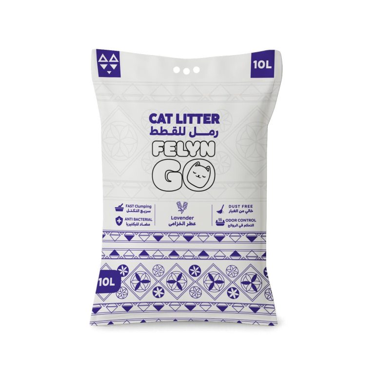رمل فضلات القطط جو برائحة اللافندر من فيلين، 10 لتر، كل مراحل الحياة