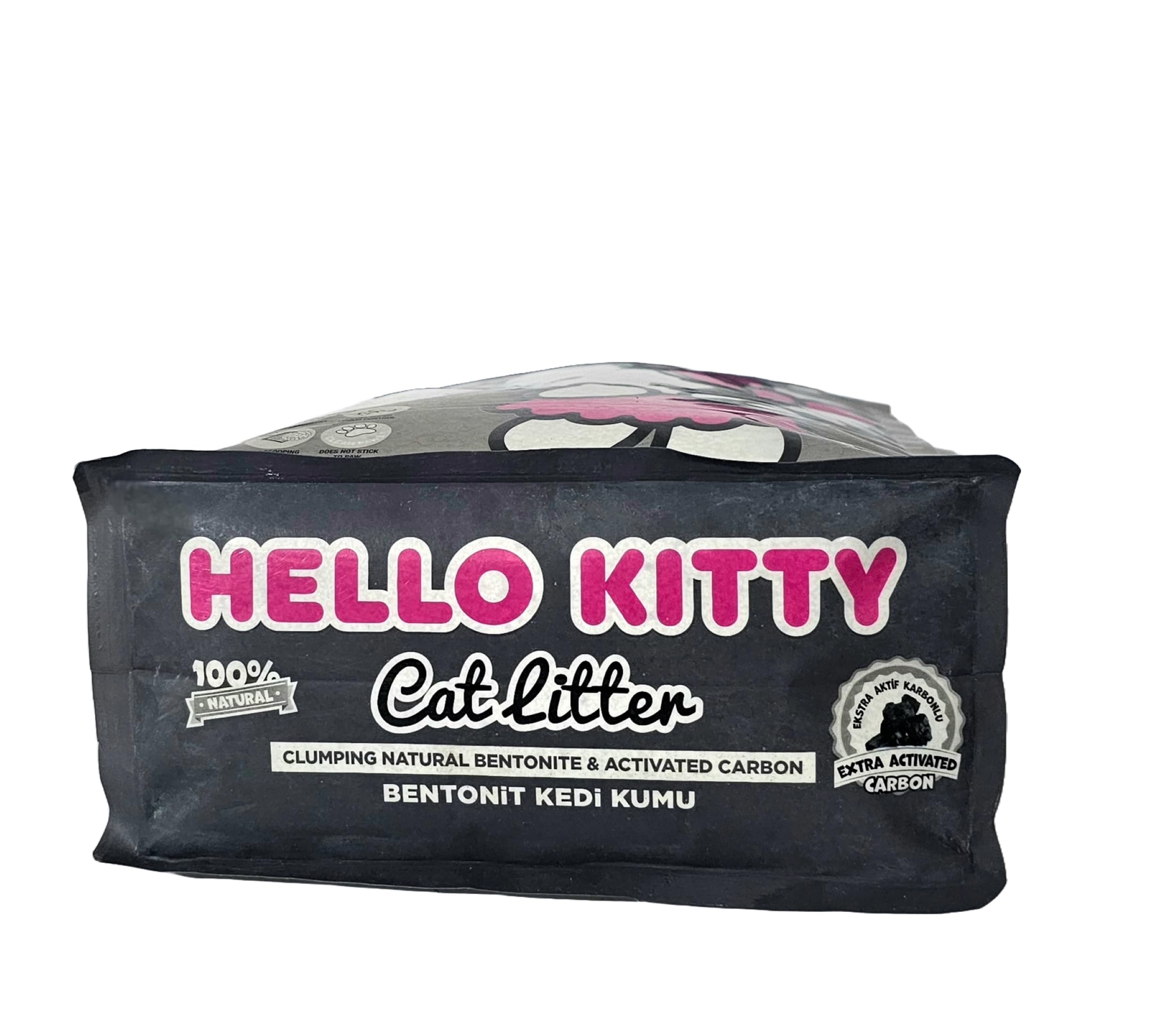 رمل فضلات القطط من هيلو كيتي - طبيعي 100%، كربون نشط إضافي، 5 لتر
