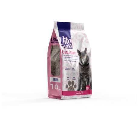 رمل لفضلات القطط برائحة اللافندر، سعة 10 لتر من فيتا ماكس