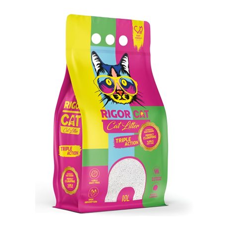 رمل لفضلات القطط ريجور برائحة بودرة الأطفال 10 لتر