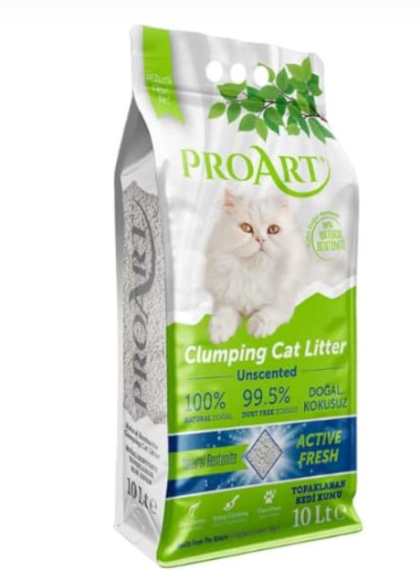 رمل للقطط من برو ارت 10 لتر
