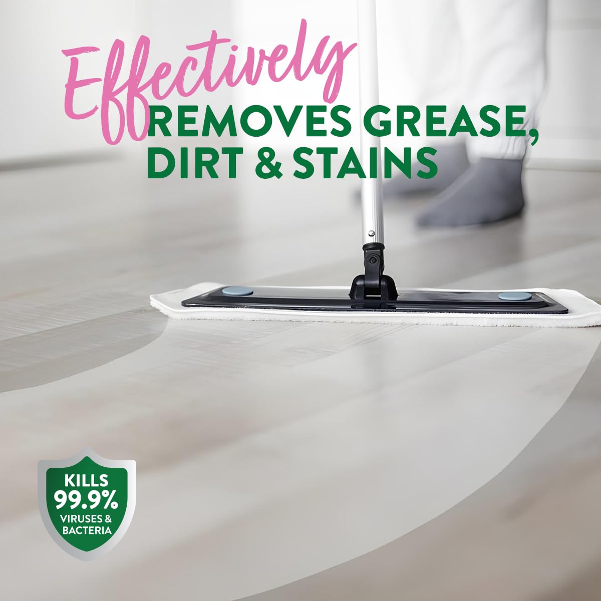 زوفلورا مطهر ومنظف الأرضيات، برائحة الزهور الساحرة، 1.8 لتر، مضاد للبكتيريا، مطهر أرضيات ومنظف أسطح واستخدامات اخرى متعددة