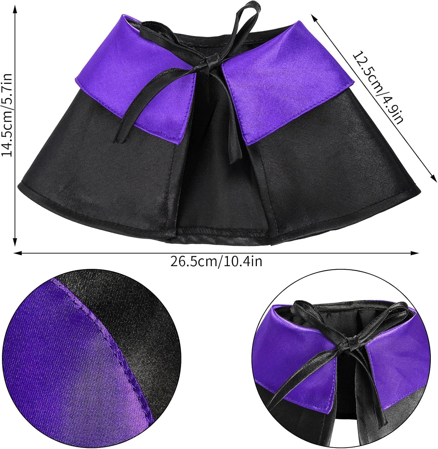 زي ساحر القطط من جيه اس اف دي هالو وين زي ساحر مضحك عباءة وقبعة ساحر للكلاب الصغيرة والقطط