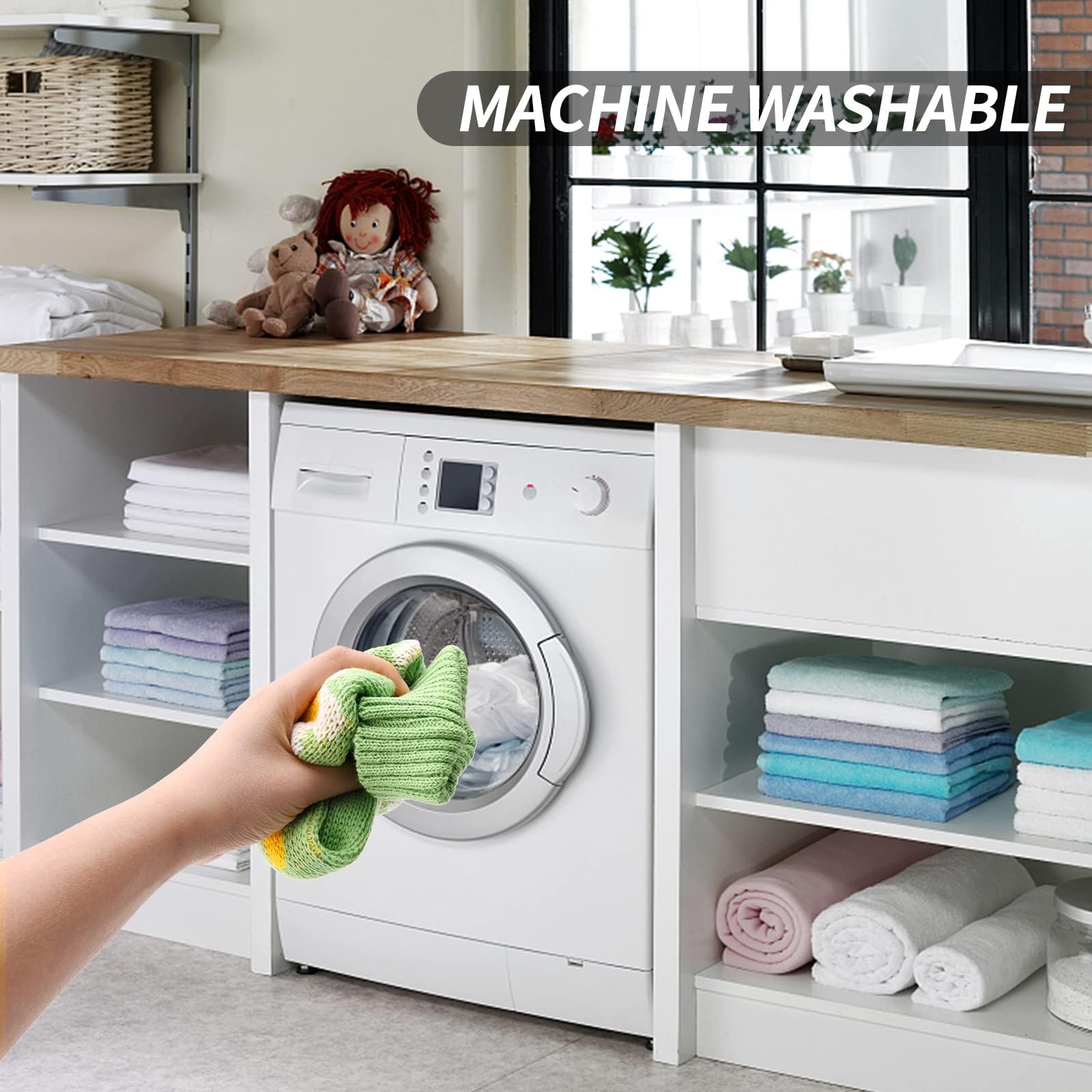 سترة شتوية محبوكة لطيفة بياقة مدورة للكلاب الصغيرة من ازوني - ملابس الطقس البارد للكلاب والقطط الصغيرة (L)