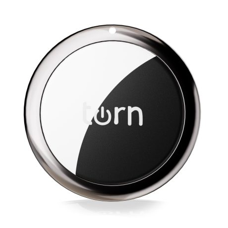 سمارت سي سي بطاقة تعقب الهواء - جهاز تتبع ذكي يعمل بالبلوتوث لتتبع المنتجات الهوائية (iOS فقط) جهاز تحديد المواقع مضاد للضياع مع تطبيق يعمل مع فايند ماي للكلاب والقطط والمفاتيح والامتعة (اسود وابيض)