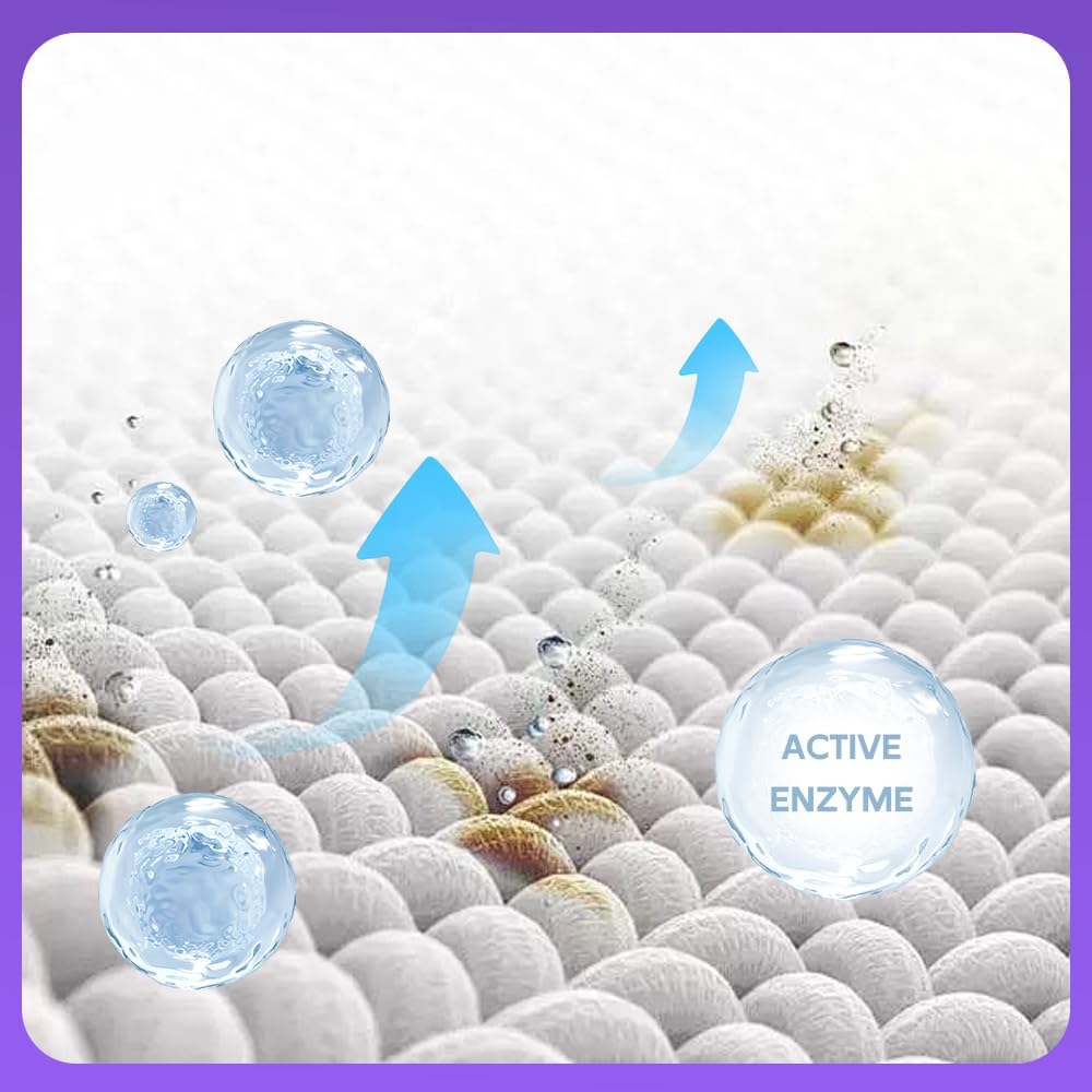 سيوسى بخاخ مزيل بقع الملابس من اكتيف انزيم، بخاخ مزيل بقع الملابس من انزيم نشط مطور 2025 للقمصان والملابس البيضاء، يزيل البقع العنيدة والزيوت