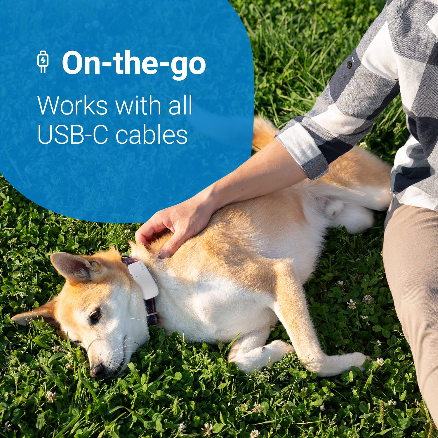 شاحن من تراكتيف متوافق مع أجهزة تتبع جي بي إس للقطط، بمنفذ واحد