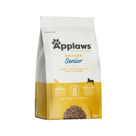 طعام جاف للقطط خالي من الحبوب وطبيعي ومتكامل بنكهة الدجاج للقطط البالغة من ابلاوز (عبوة بوزن 2 كغم)