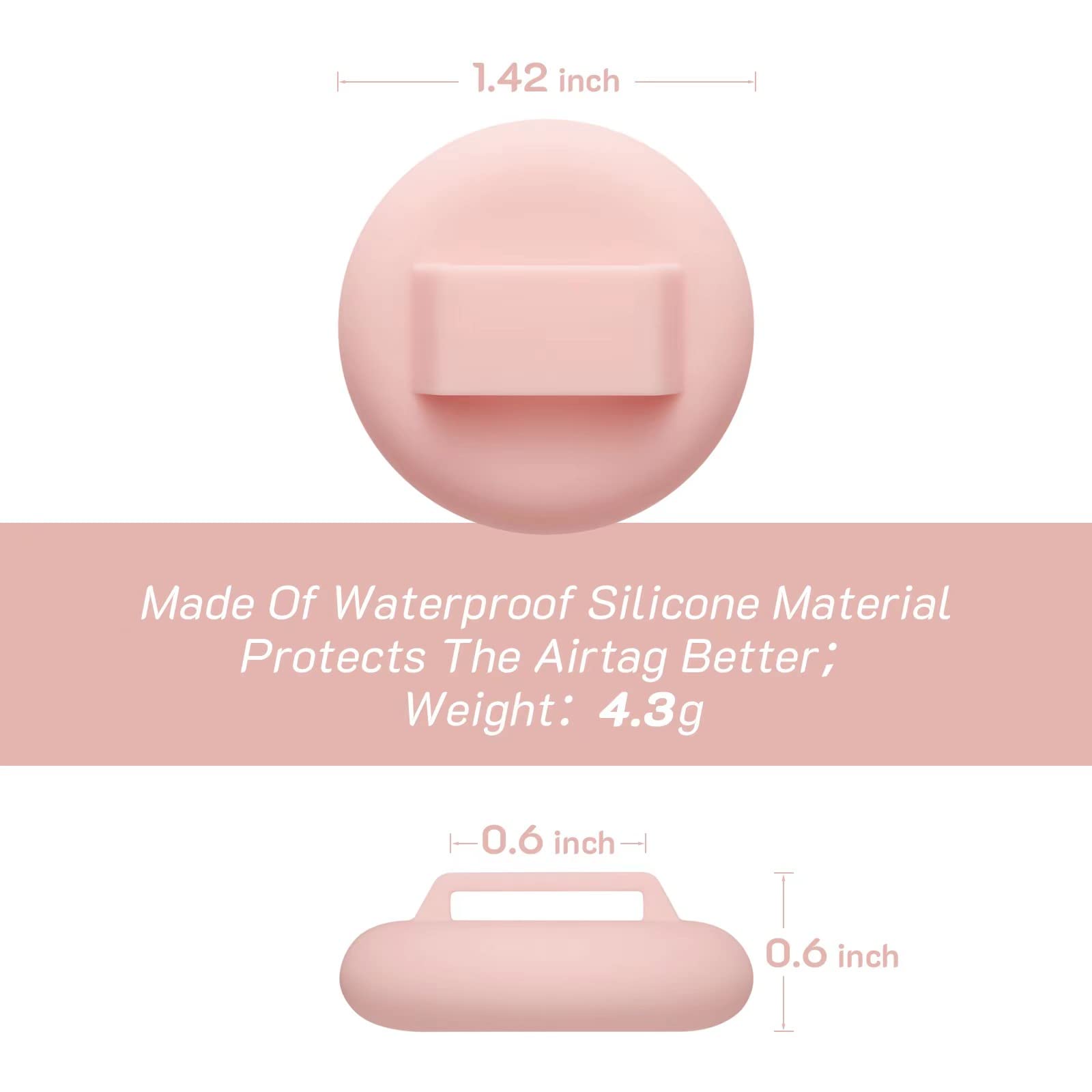 طوق قطط اير تاغ قابل للفصل مع جرس من لافاي، طوق عاكس للضوء مع حامل طوق للقطط من ابل ايرتاج، قابل للتعديل 7-12 انش، مشبك امان للبنات والاولاد والقطط ومستلزمات الحيوانات الاليفة والاكسسوارات والهدايا